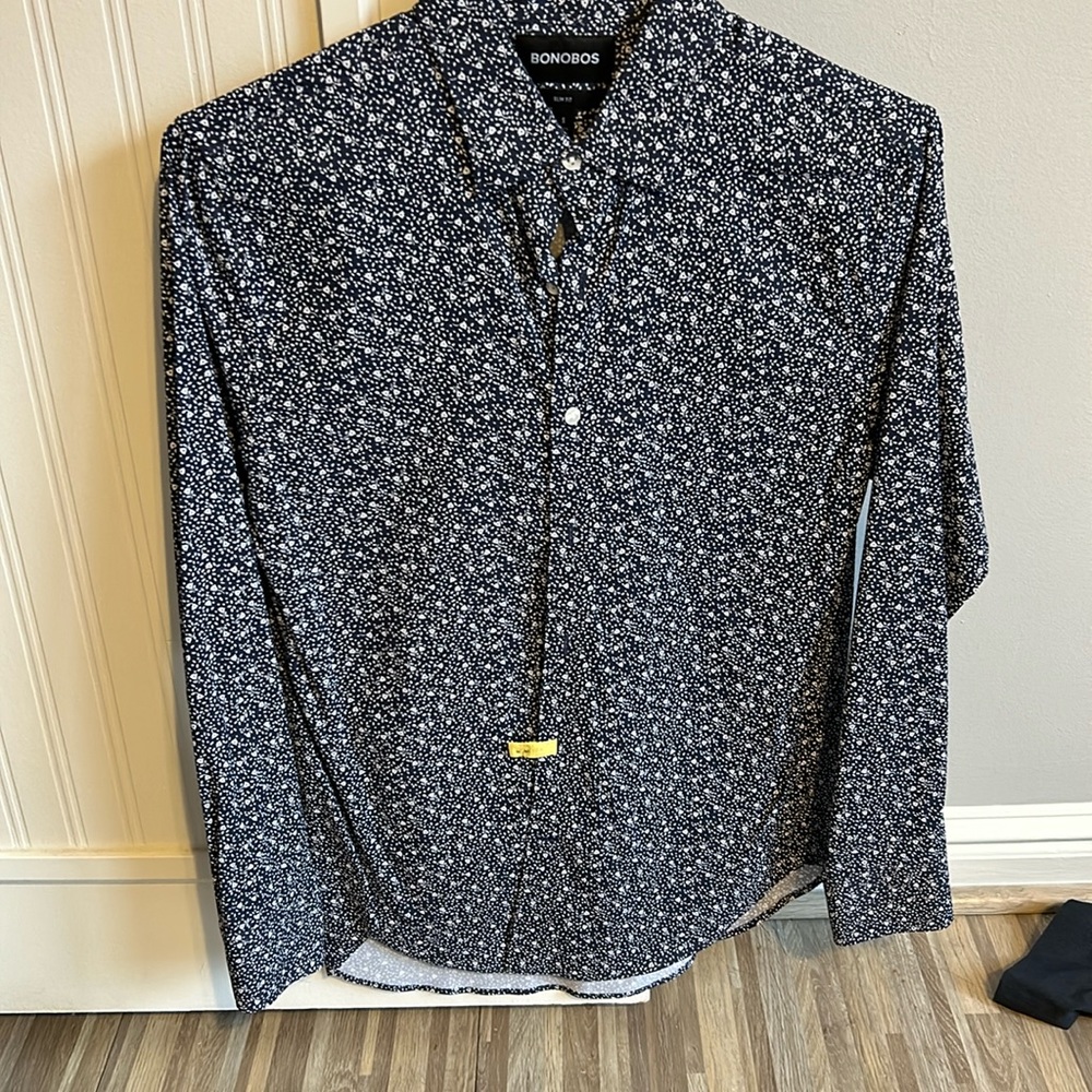 Bonobos Slim Fit size Small floral button down